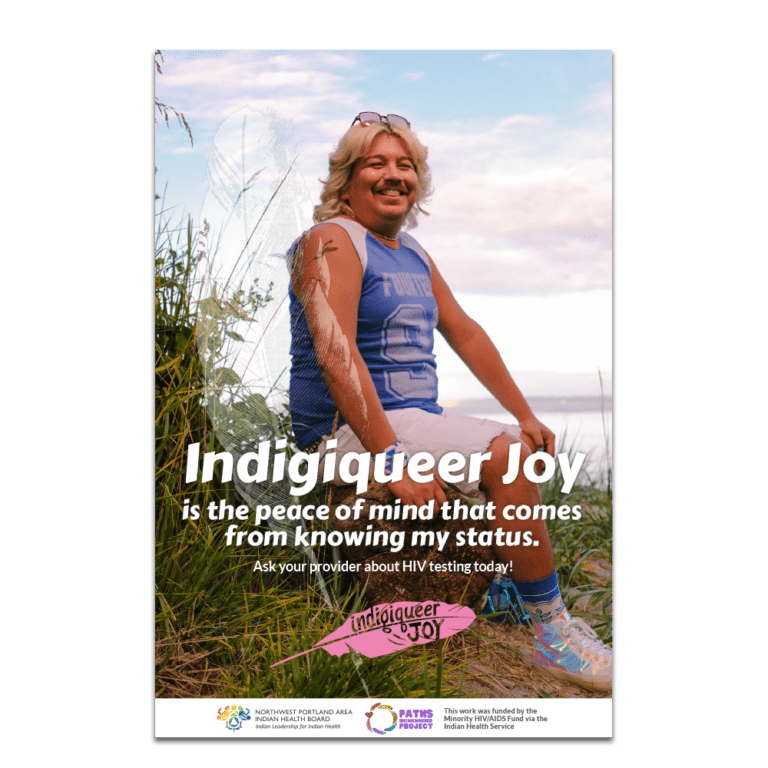 Indigiquer Joy HIV Testing Poster