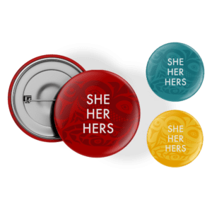 Pronoun Button - She/Her/Hers